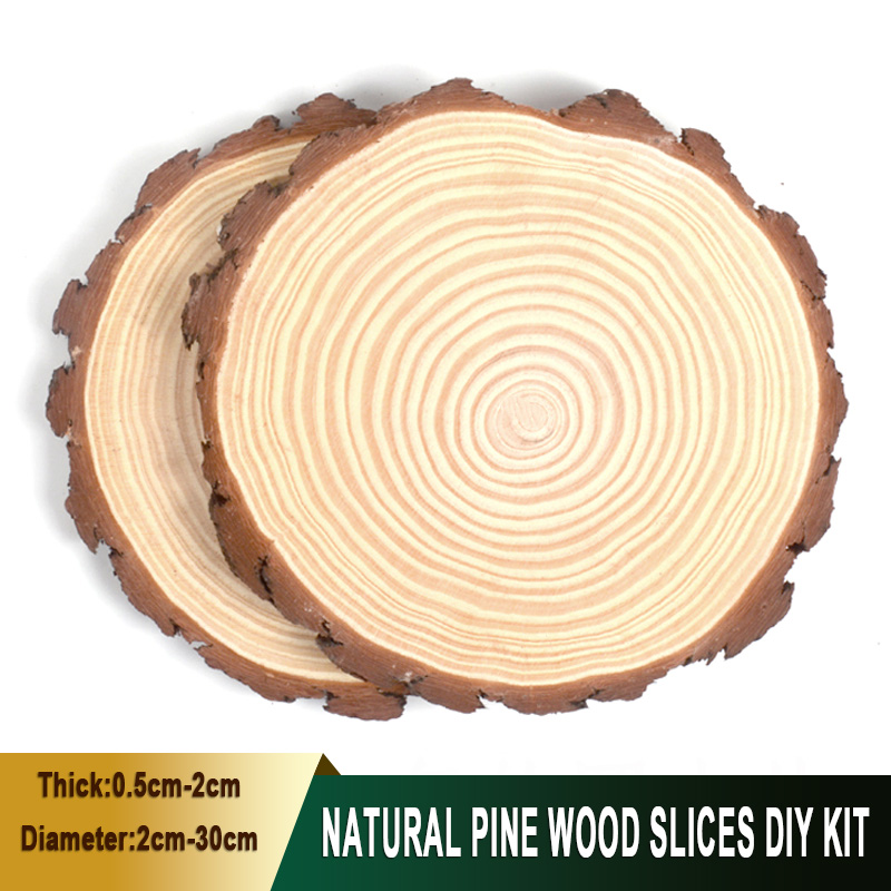 Art Craft Tree - 1-30 szt. Naturalne plasterki z drewna