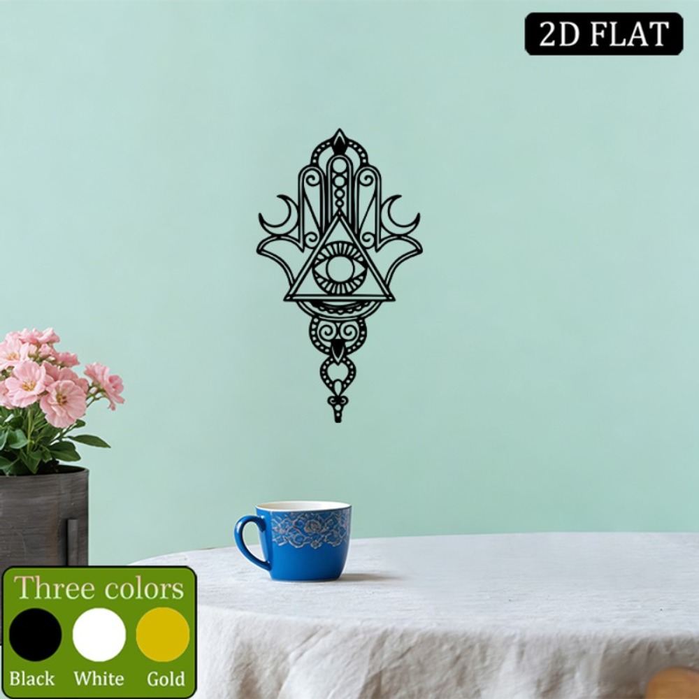 Art & Craft Tape - CIFBUY Metalowa dekoracja ścienna Hamsa Oko