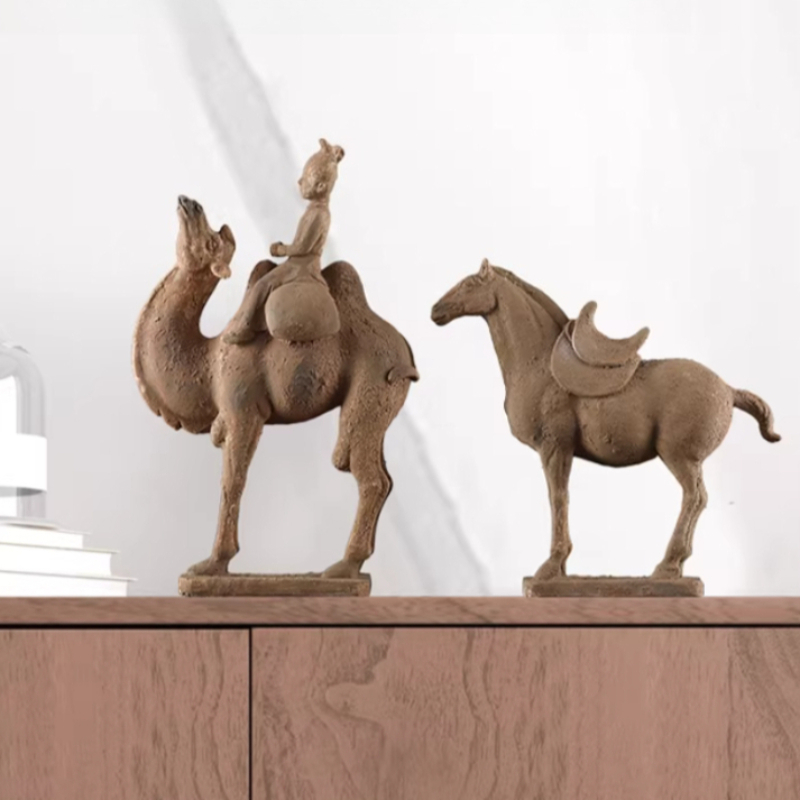 Art Craft Ideas For School - Chińska ceramika z dynastii Tang, figurka,