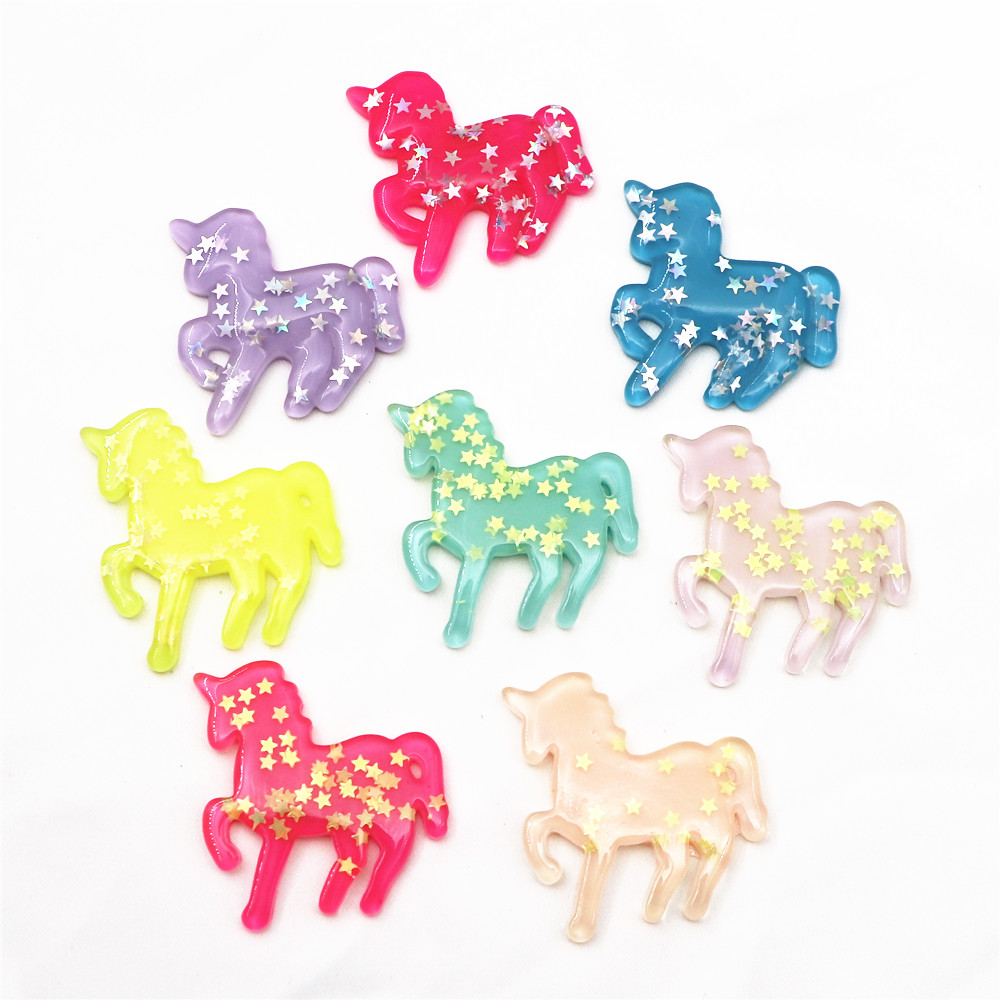 Art Craft Unicorn - 10 sztuk mieszane kolory Cute Cartoon