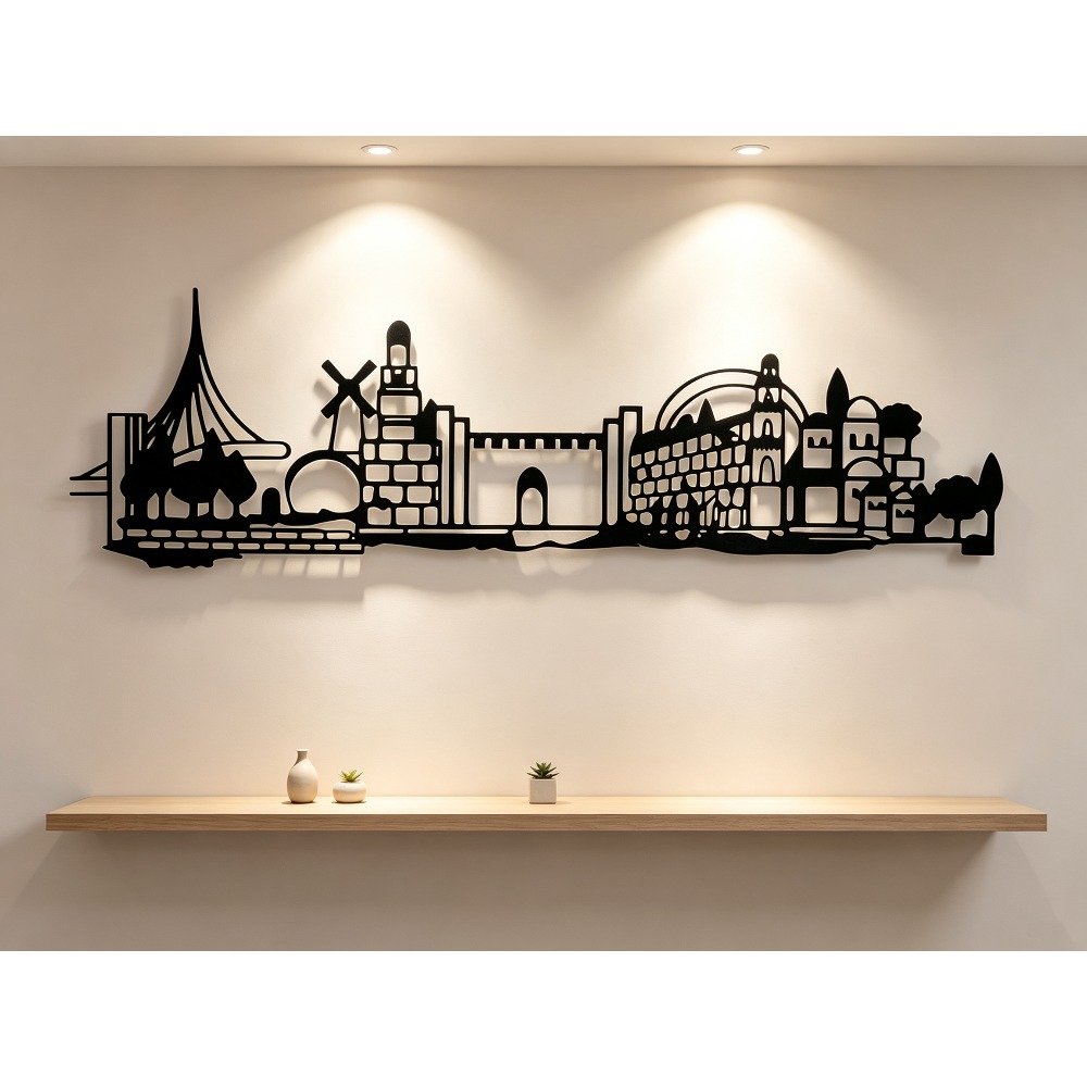 Art & Craft Tape - CIFBUY Metalowa Dekoracja Ścienna - Panorama