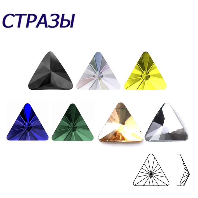 Craft And Art Difference - 100 sztuk trójkąty 5mm różne kolory