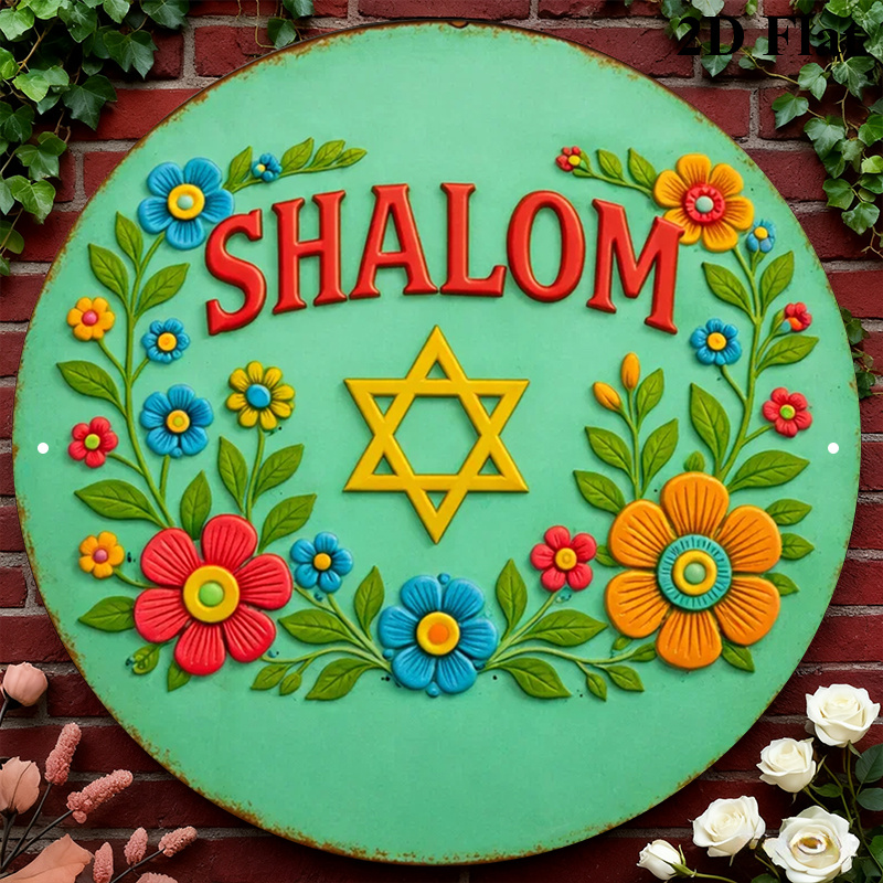 Art & Craft Tape - CIFBUY Shalom Gwiazda Dawida Aluminiowa Dekoracja