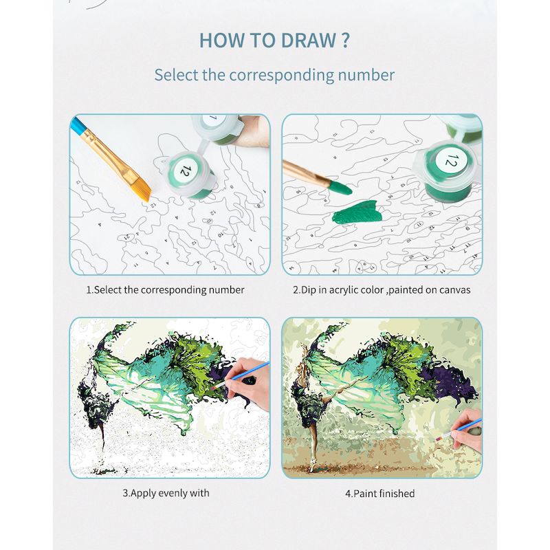 GATYZTORY Malowanie według num – Art Craft Decoration Ideas recenzja i cena
