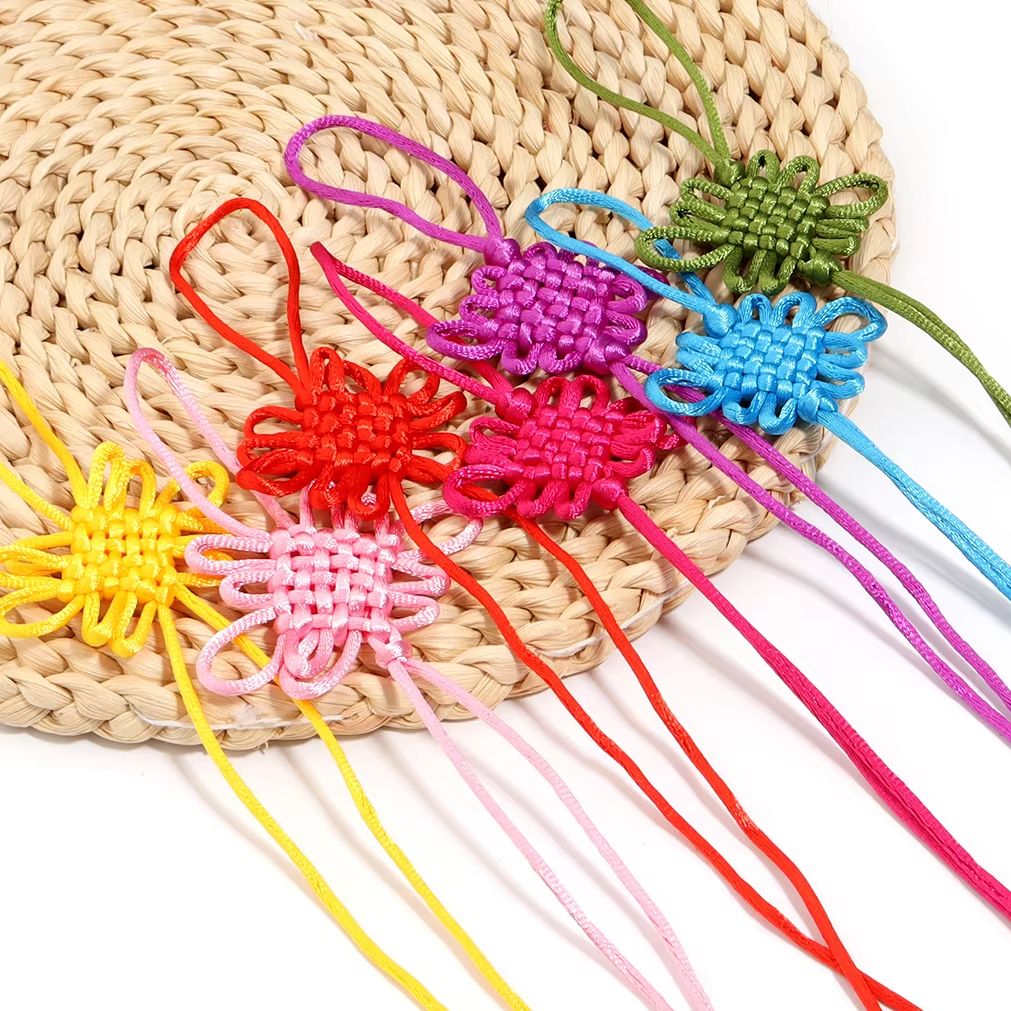 10 szt. Kolorowe chińskie węzł – Art Craft Activity recenzja i cena