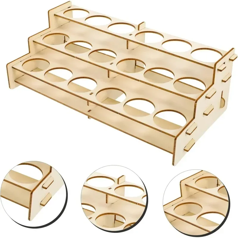 Drewniany organizer na farby,  – Art Craft Display recenzja i cena