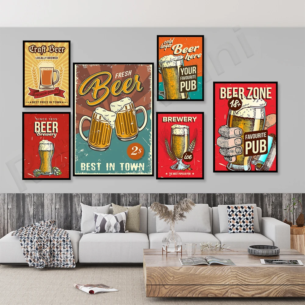 Ulubiony plakat z pubu, browar – Art Craft Decoration Ideas recenzja i cena