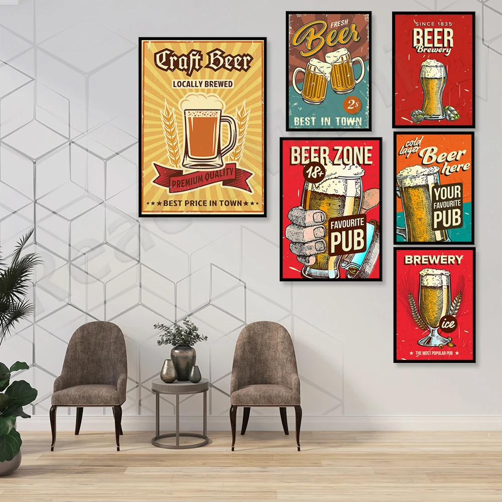 Ulubiony plakat z pubu, browar – Art Craft Decoration Ideas recenzja i cena