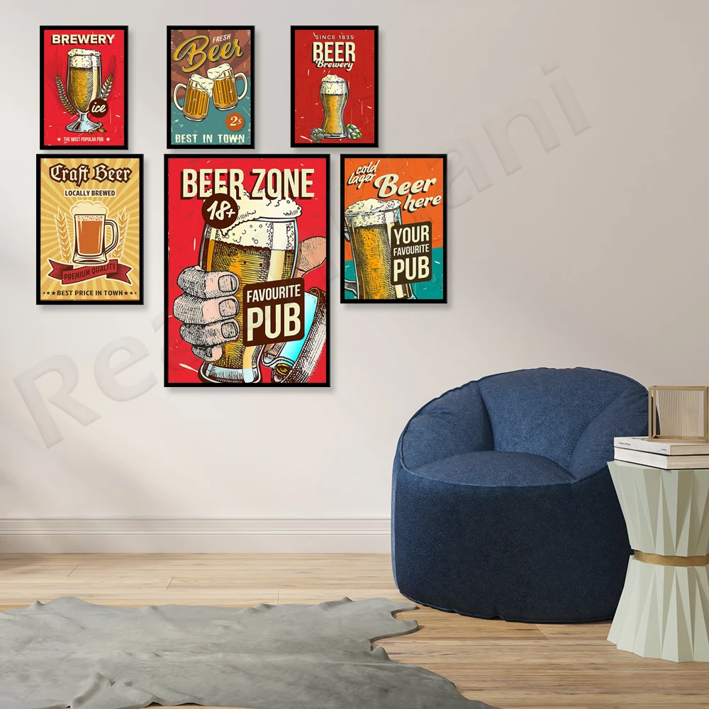 Ulubiony plakat z pubu, browar – Art Craft Decoration Ideas recenzja i cena