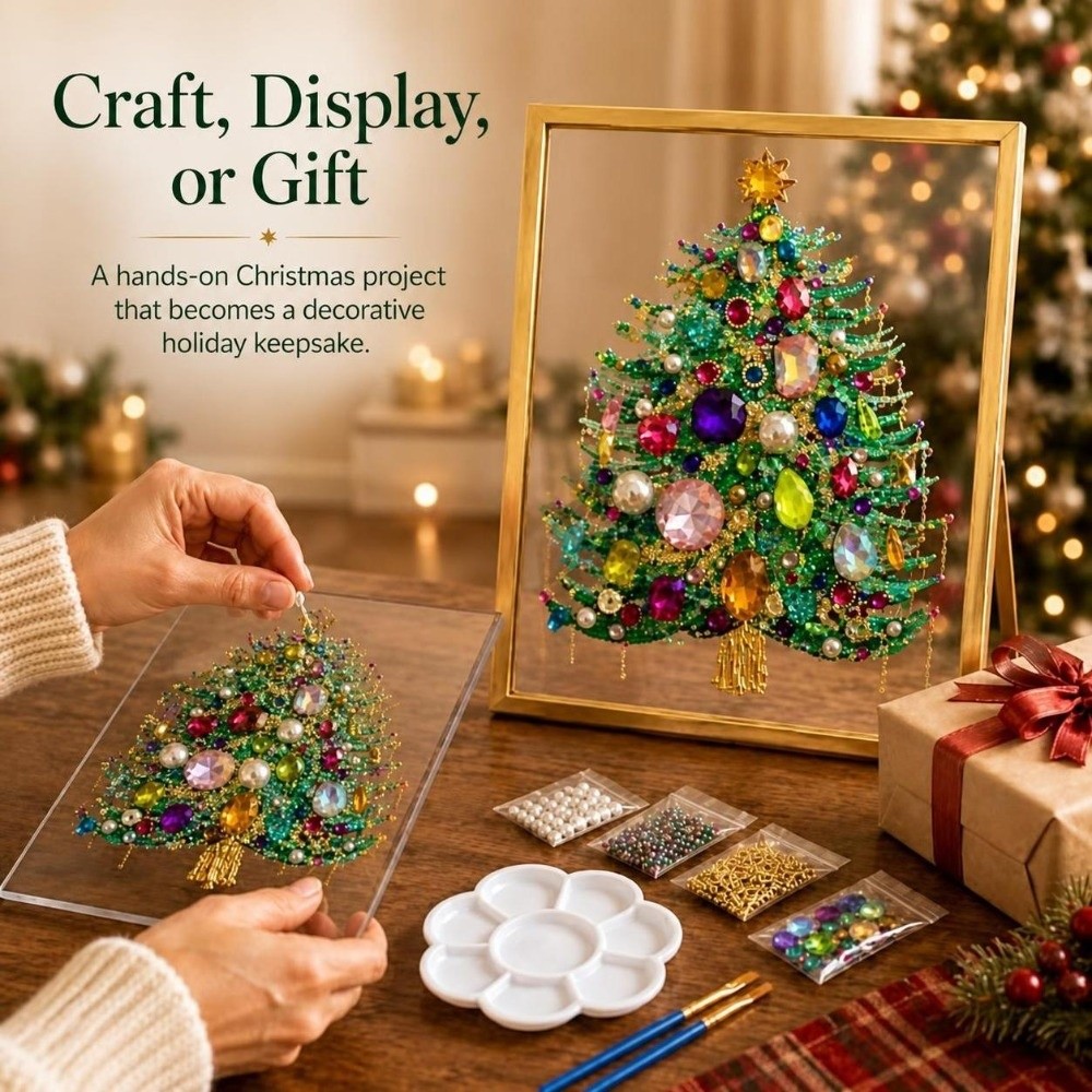 1 zestaw DIY na choinkę, zesta – Art Craft Tree recenzja i cena