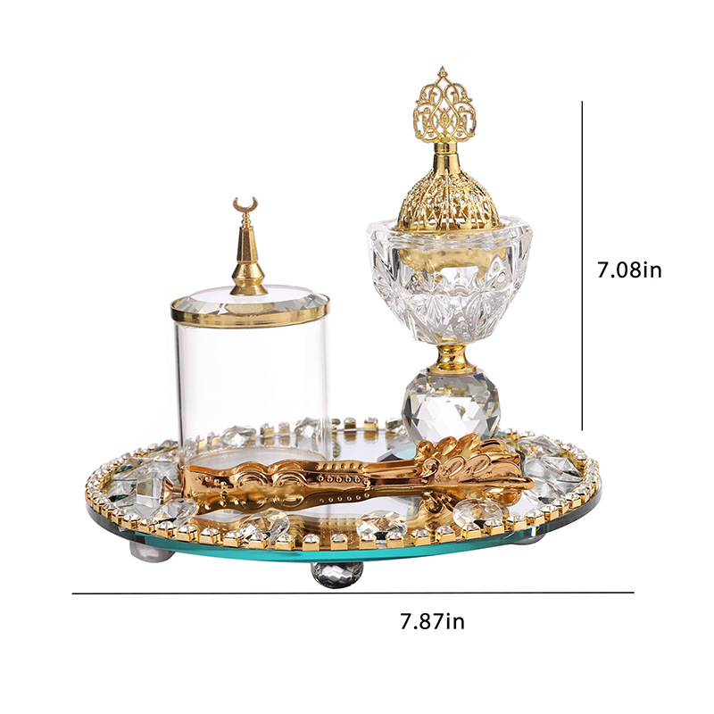 Okrągły Złoty Kryształowy Komi – Art Craft Decoration Ideas recenzja i cena