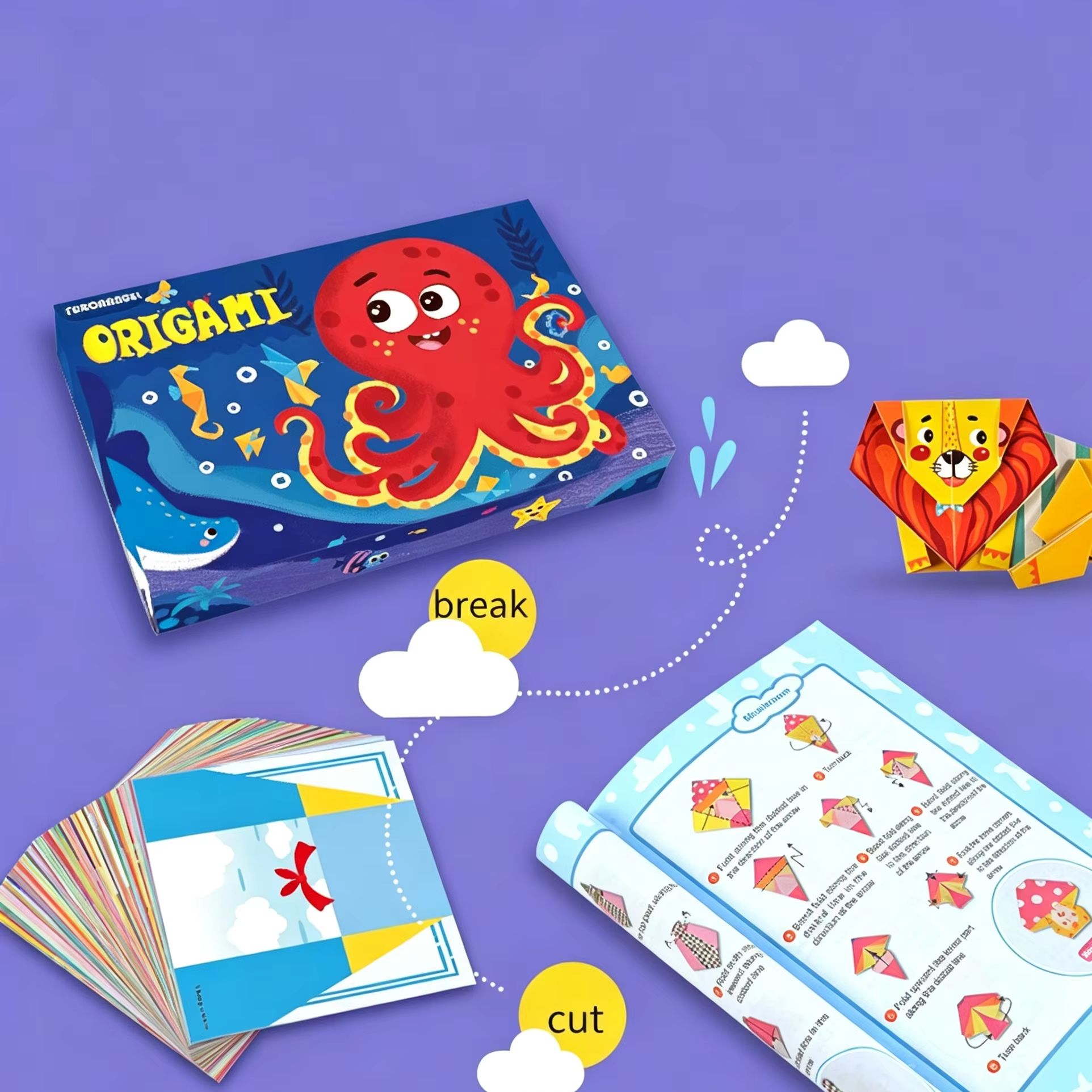 108 stron papieru origami z mo – Art Craft 5 Year Old recenzja i cena