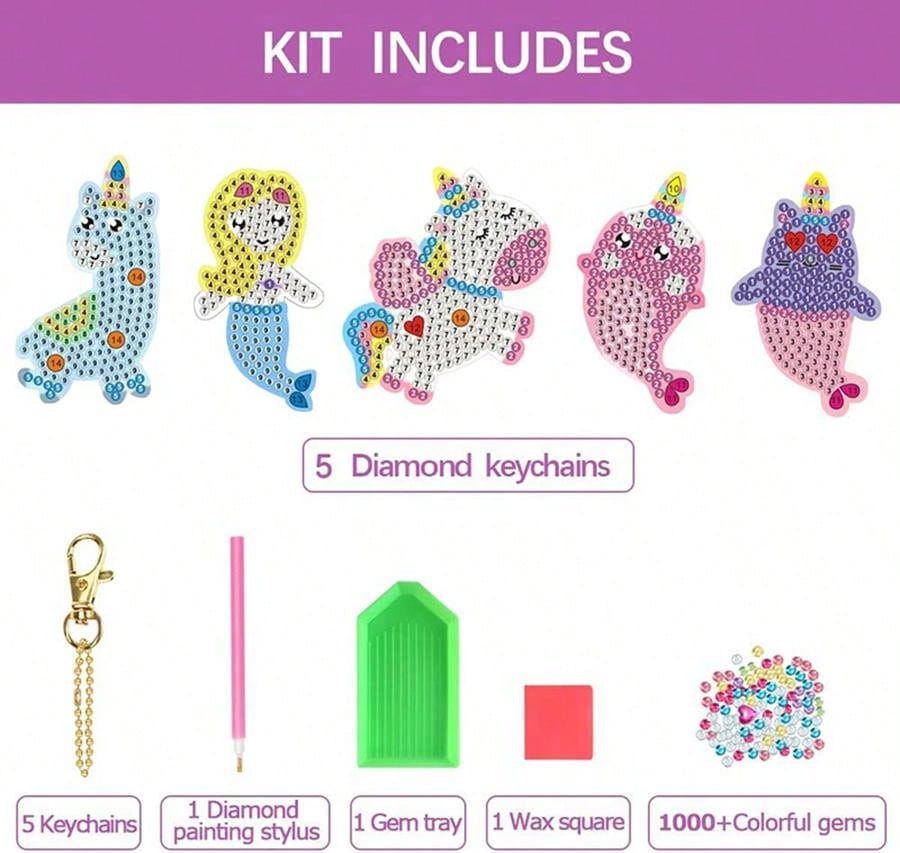 5 szt. Malowanie diamentami 5D – Art Craft Unicorn recenzja i cena