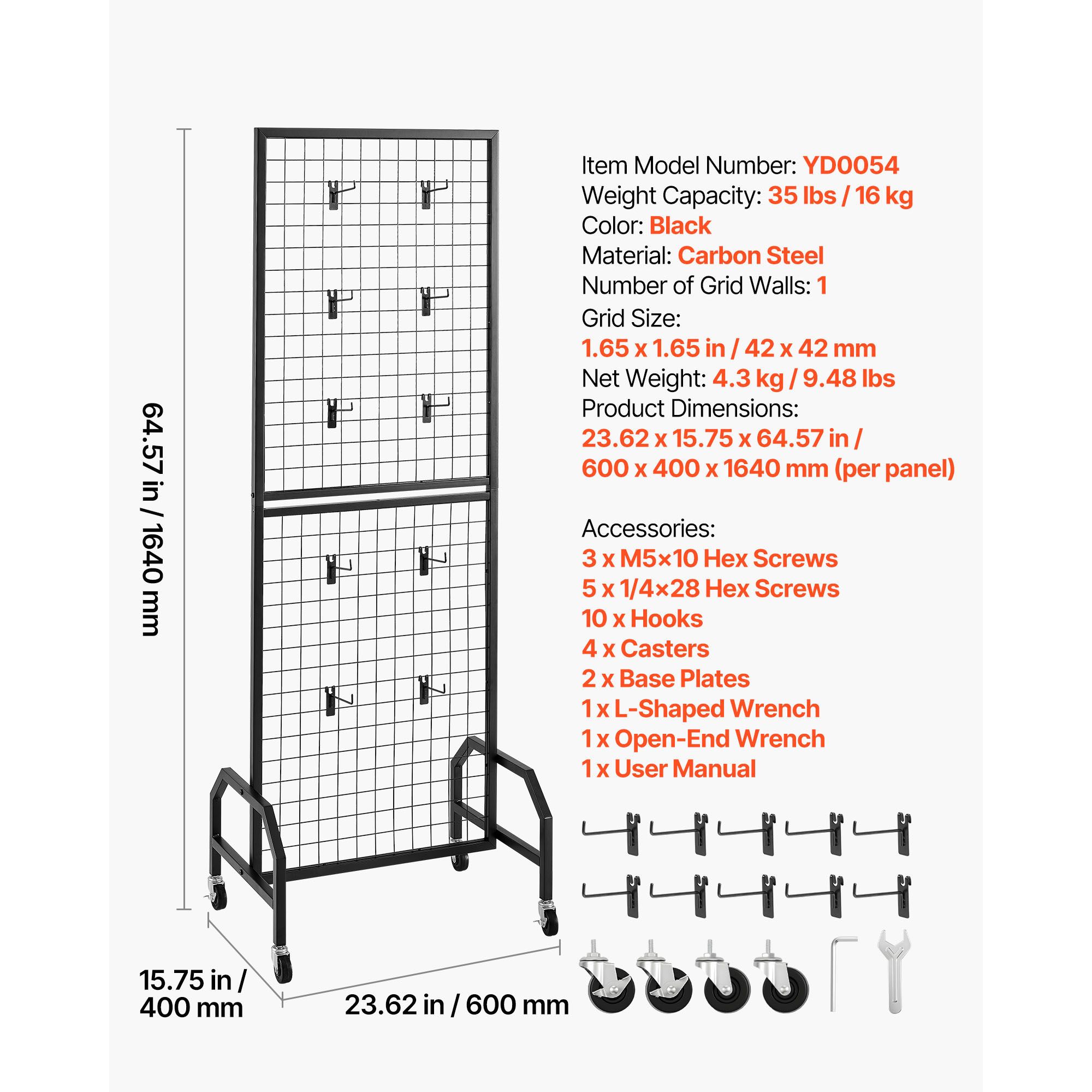 Panel siatkowy, 1,9 x 5,4 stop – Art Craft Display recenzja i cena