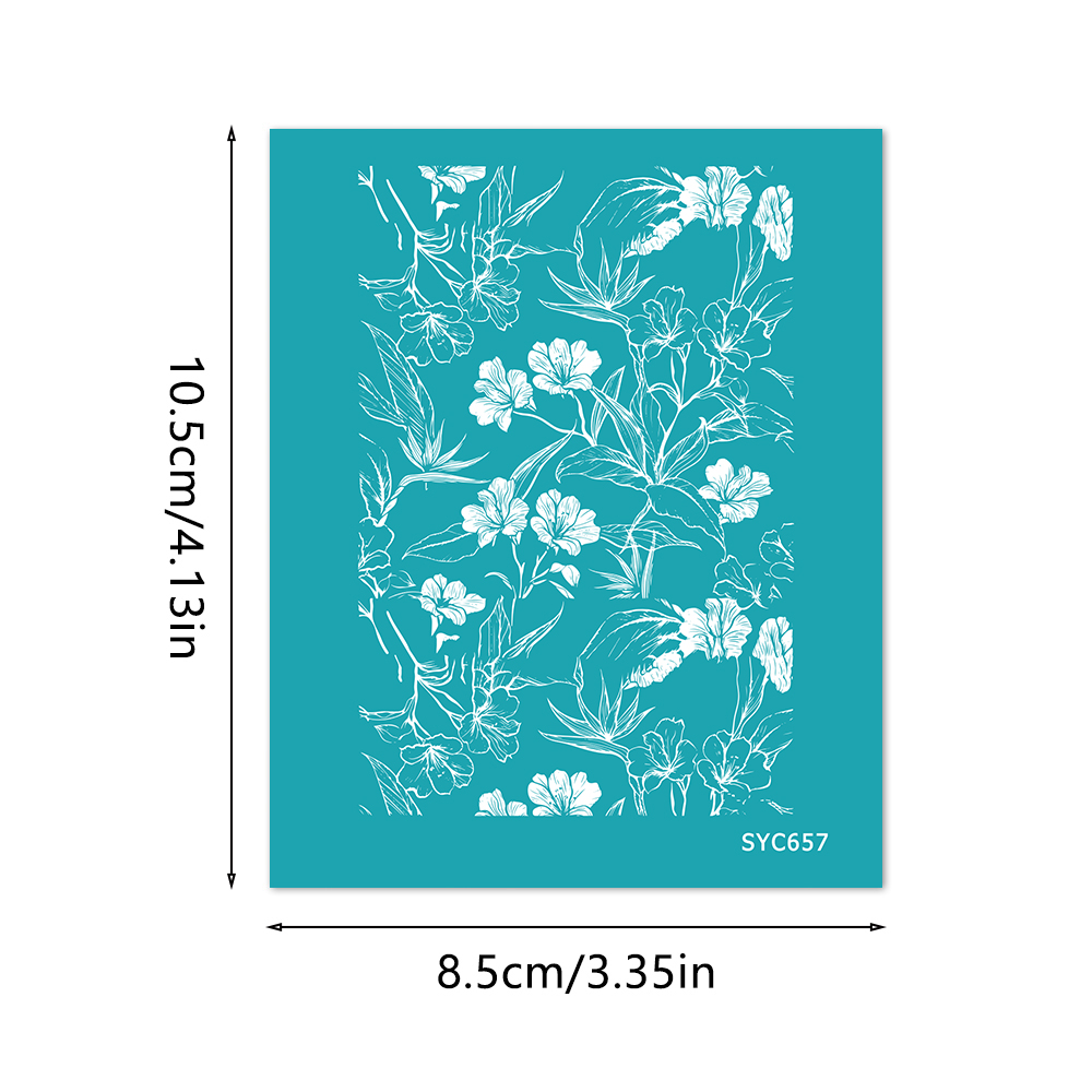 6 wzorów vintage'owych kwiatow – Silk Screen Printing recenzja i cena
