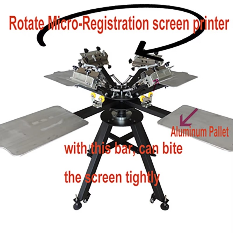 Rotacyjna maszyna do druku tek – Silk Screen Printing recenzja i cena