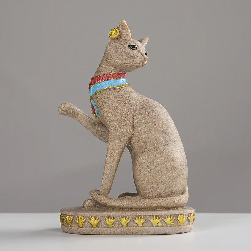 14cm egipskie koty bóg statua  – Art Craft Decoration Ideas recenzja i cena