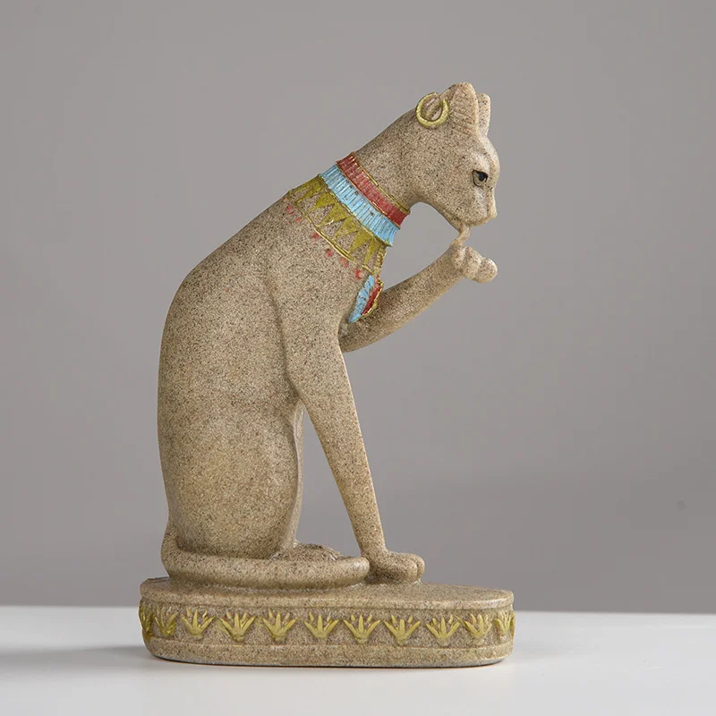14cm egipskie koty bóg statua  – Art Craft Decoration Ideas recenzja i cena
