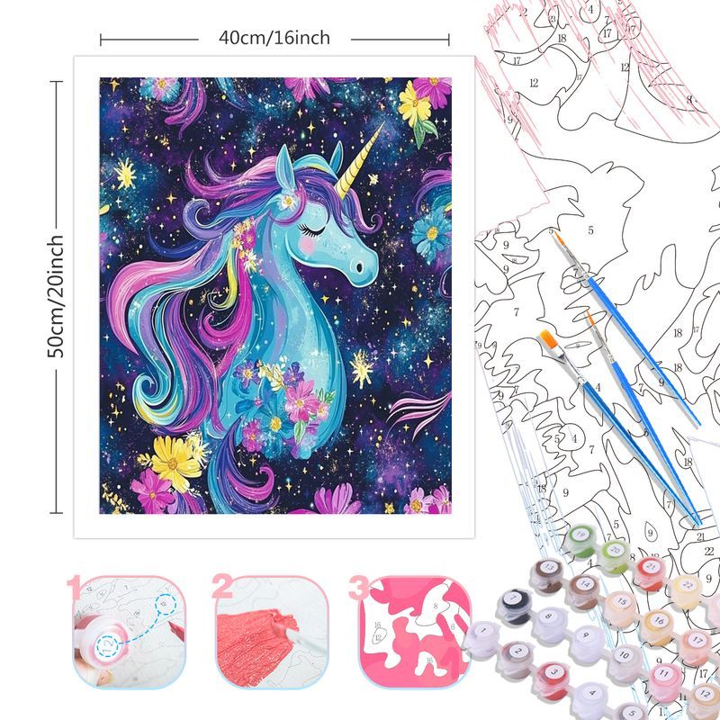 Obraz do malowania po numerach – Art Craft Unicorn recenzja i cena