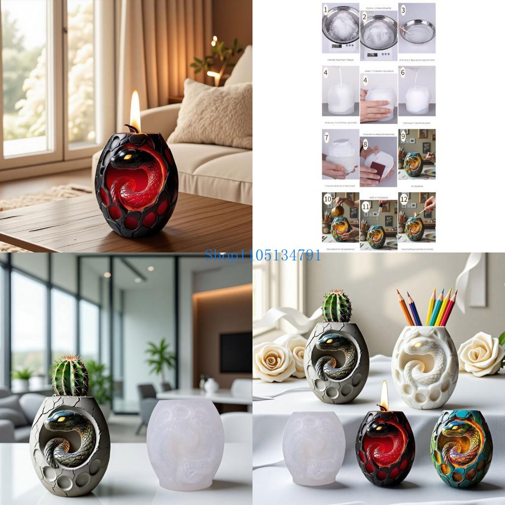 98 kreatywny wzór węża silikon – Art Craft Decoration Ideas recenzja i cena